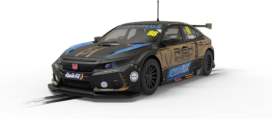 Scalextric Honda civic FK8 Type R - BTCC 2022 -BTC Racing Josh Cook Car