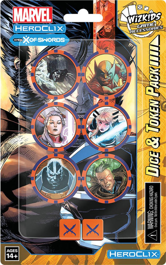 Marvel HeroClix: X-Men X of Swords Dice & Token Pack
