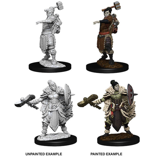 D&D Nolzur's Marvelous Unpainted Miniatures (W9) Female Half-Orc Barbarian