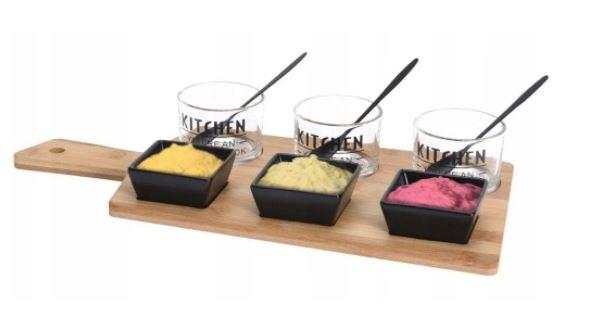 Tapas Serving Bowls, Cups & Spoons Platter