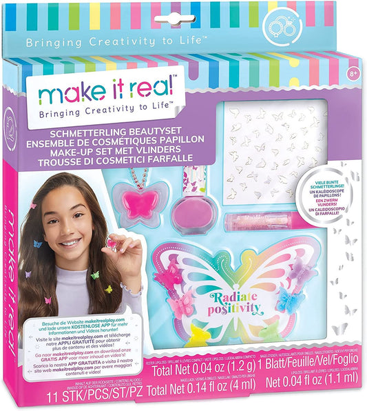 Make It Real Butterfly Dreams Cosmetic Set Craft Kit