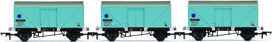 Hornby 12T Fish Van, Three Pack, BR - Era 6