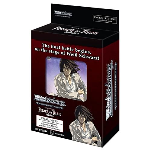 Weiss Schwarz Trial Deck Plus: Attack On Titan - Final Season
