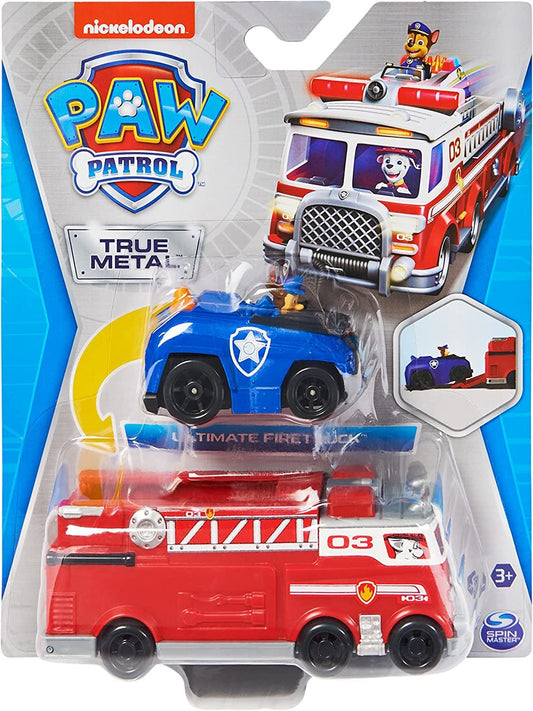 Paw Patrol True Metal Marshalls Fire Truck Team Playset