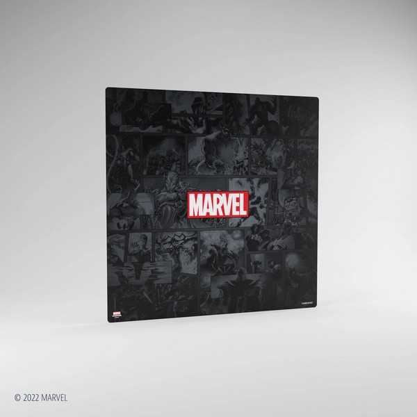Gamegenic Marvel Champions Game Mat XL - Marvel Black