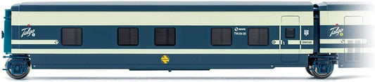 Electrotren Talgo coche cama azul Puerta izq
