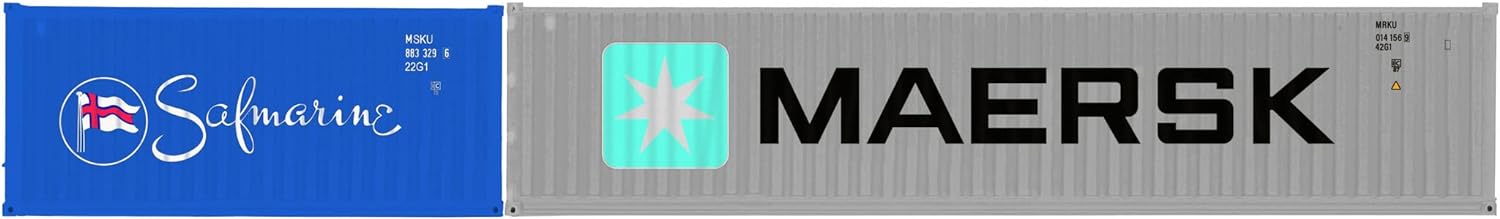 Hornby Maersk Sealand, Container Pack, 1 x 20' and 1 x 40' Containers - Era 11	