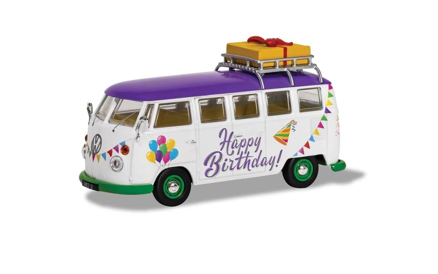 Corgi Volkswagen Campervan Happy Birthday Diecast Model