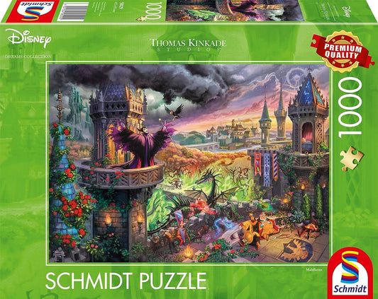 Thomas Kinkade: Disney Maleficent 1000 Piece Jigsaw Puzzle