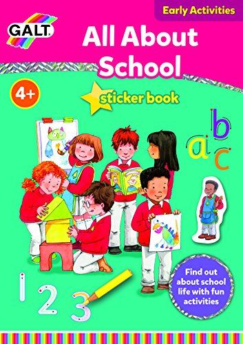 Galt Toys - All About School Sticker Book