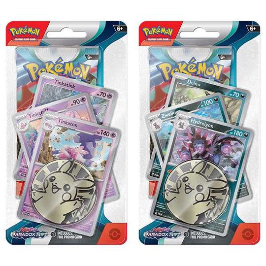 Pokemon TCG: Scarlet & Violet 4 - Paradox Rift - Premium Checklane (1 At Random)