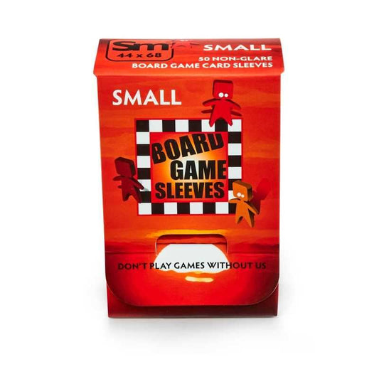 Board Game Sleeves Non Glare- Small (fits cards of 44x68mm) - 50 Sleeves