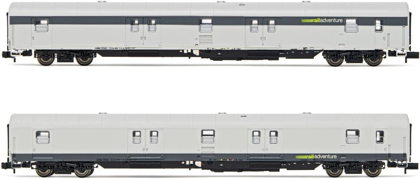 Arnold RADVE 2-unit Pack 4-axle RADVE 2-unit pack 4-axle Coupler Coaches Ex Post Mrz Grey Livery