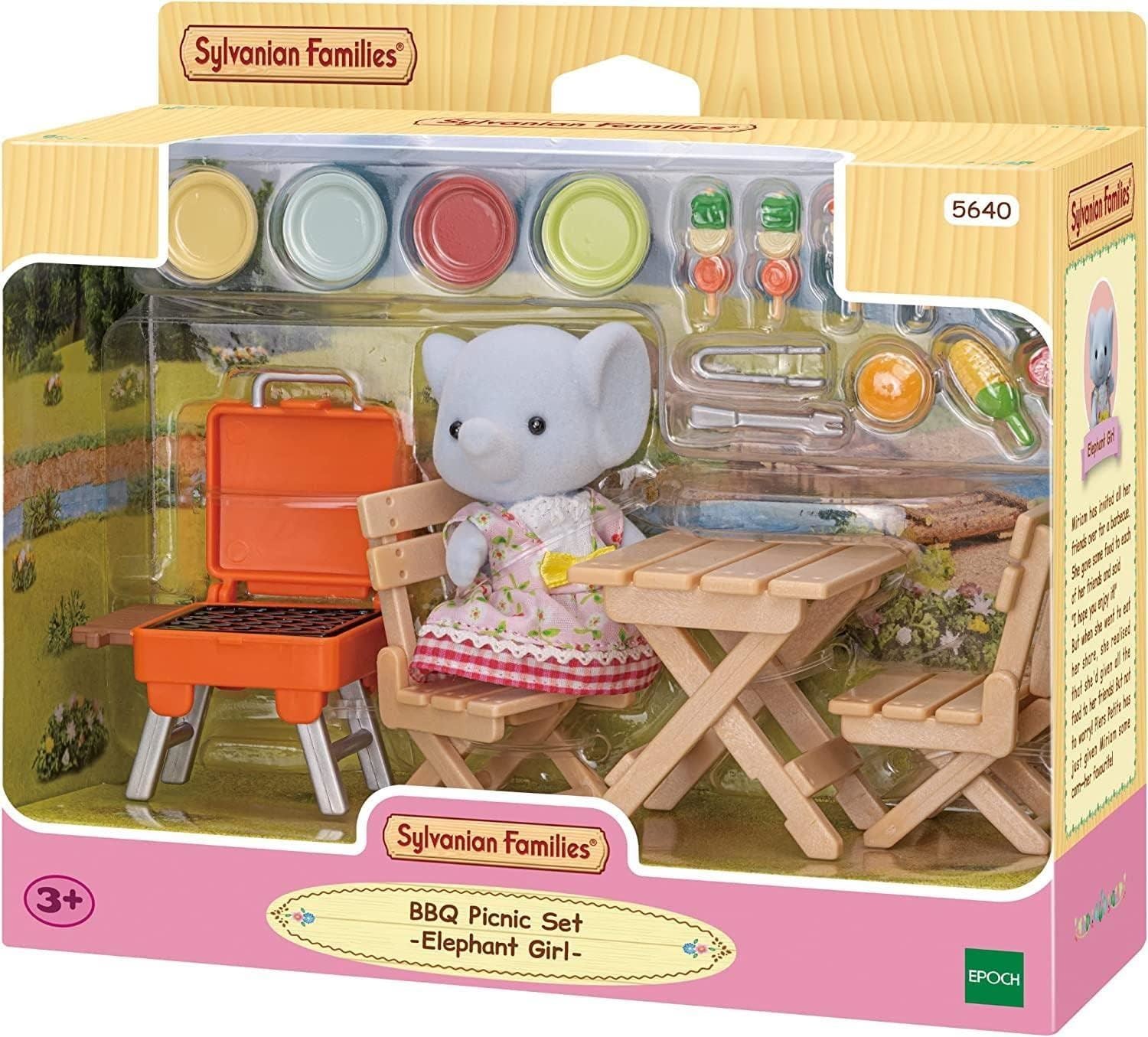 Sylvanian Families BBQ Picnic Set Elephant Girl (5640)	