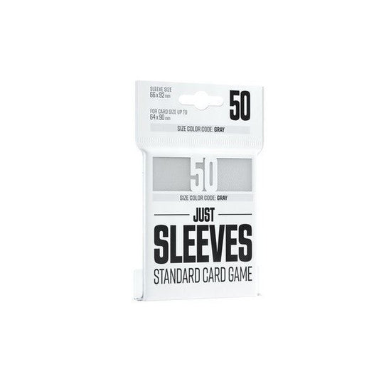 Gamegenic 50 Just Sleeves: Standard Card Game White