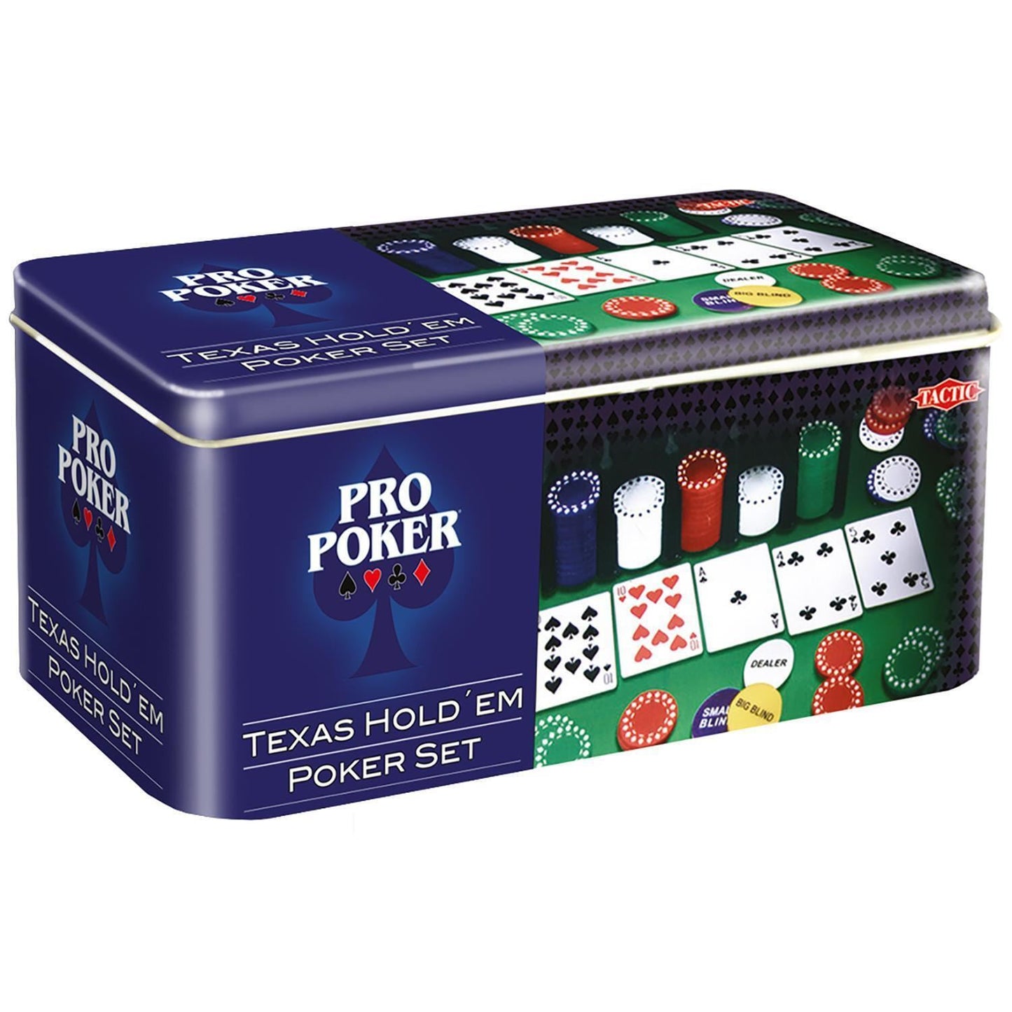 Texas Hold 'Em Pro Poker in Tin
