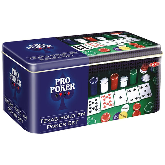Texas Hold 'Em Pro Poker in Tin