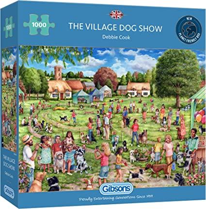 Gibsons The Village Dog Show 1000 Piece Jigsaw Puzzle