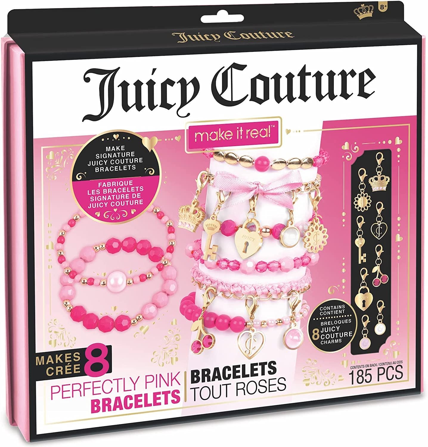 Make It Real Juicy Couture Perfectly Pink Bracelet Craft Kit