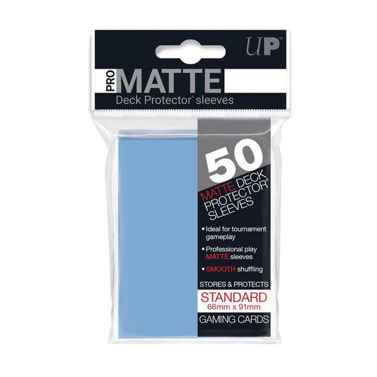 Ultra Pro Matte 50 Deck Protectors - Light Blue