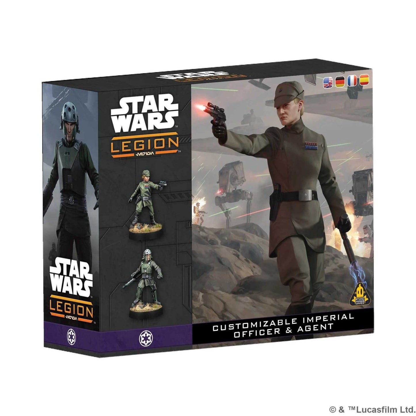 Star Wars: Legion - Customisable Imperial Officer & Agent Miniatures