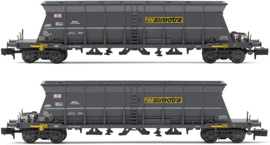 Arnold SNCF 2-unit Pack 4-axle Coal Hopper Wagons Faoos SIMOTRA