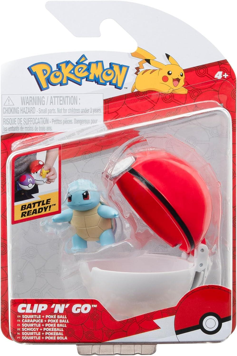 Pokemon Squirtle Clip 'N Go & Repeat Ball