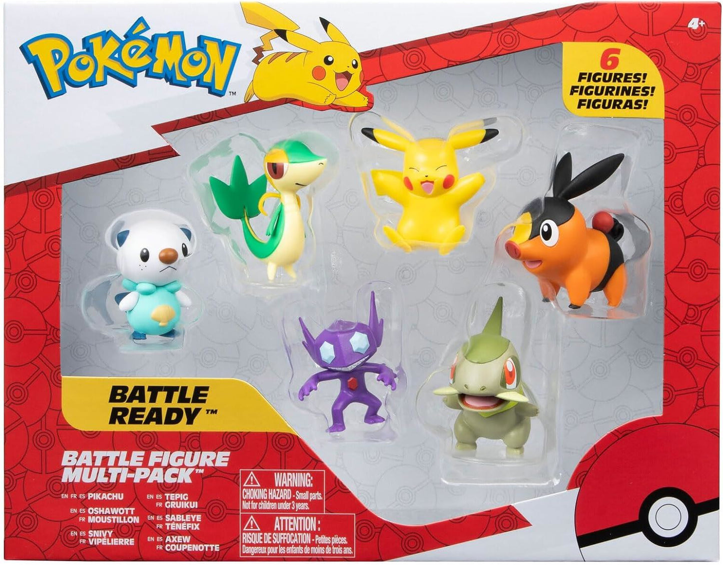 Pokemon Battle Figure Multipack 6 Pack Wave 6