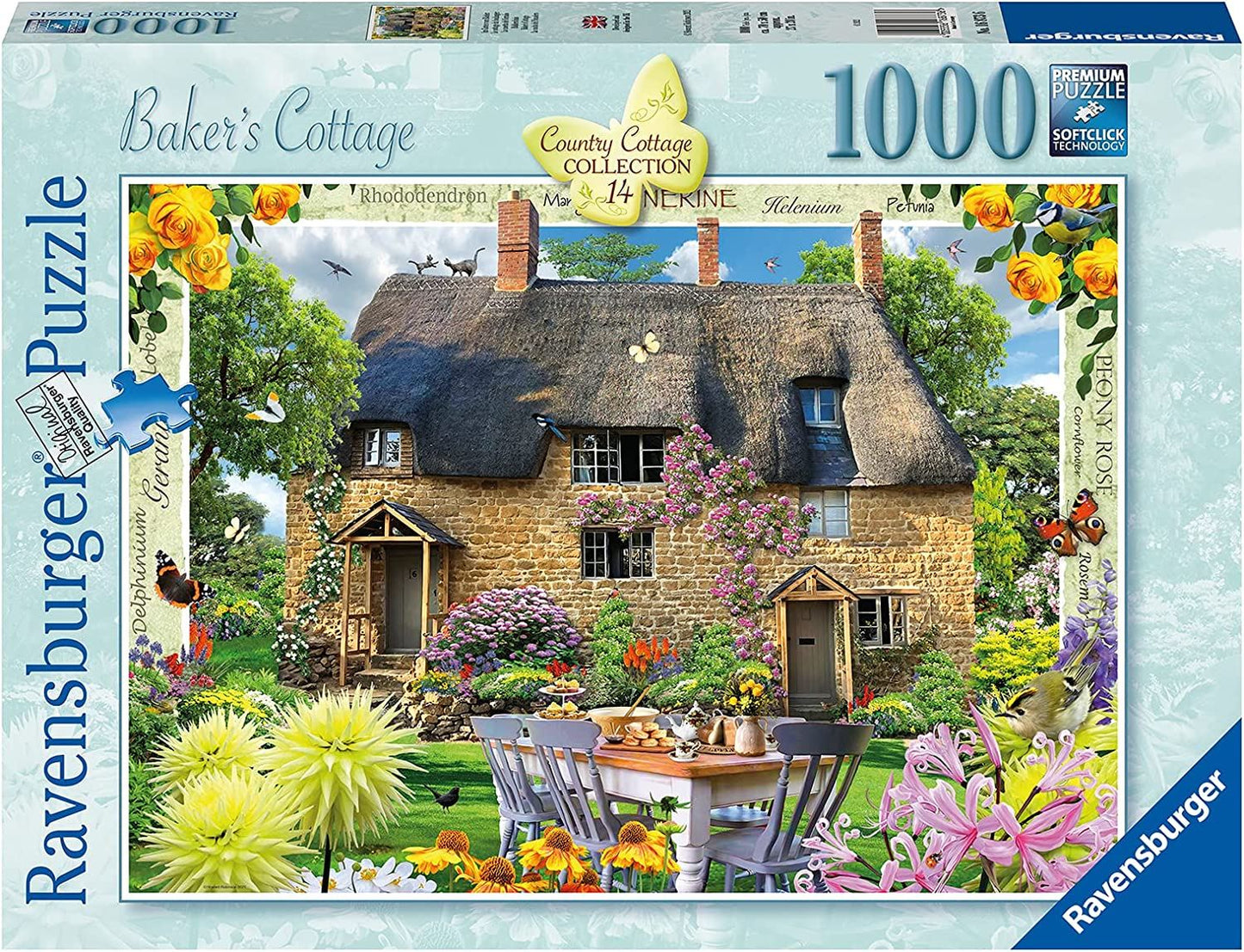 Country Cottage Collection Baker's Cottage Jigsaw Puzzle - 1000 Pieces