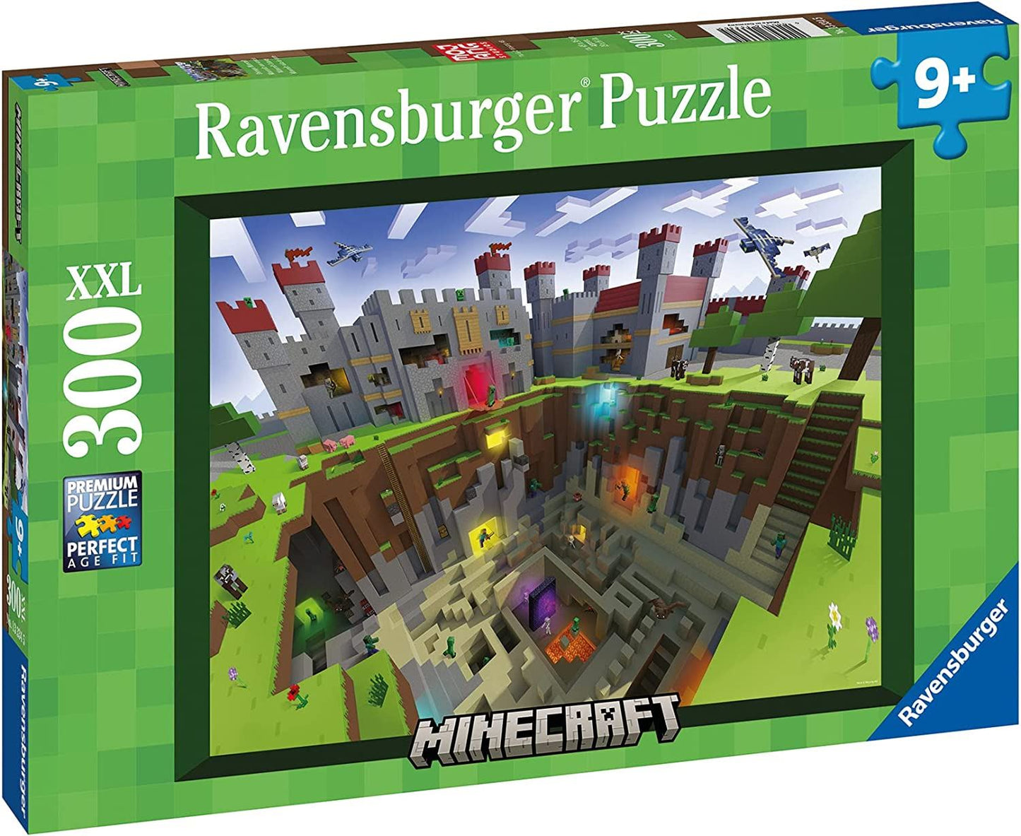 Minecraft Cutaway Jigsaw Puzzle - 300 Pieces