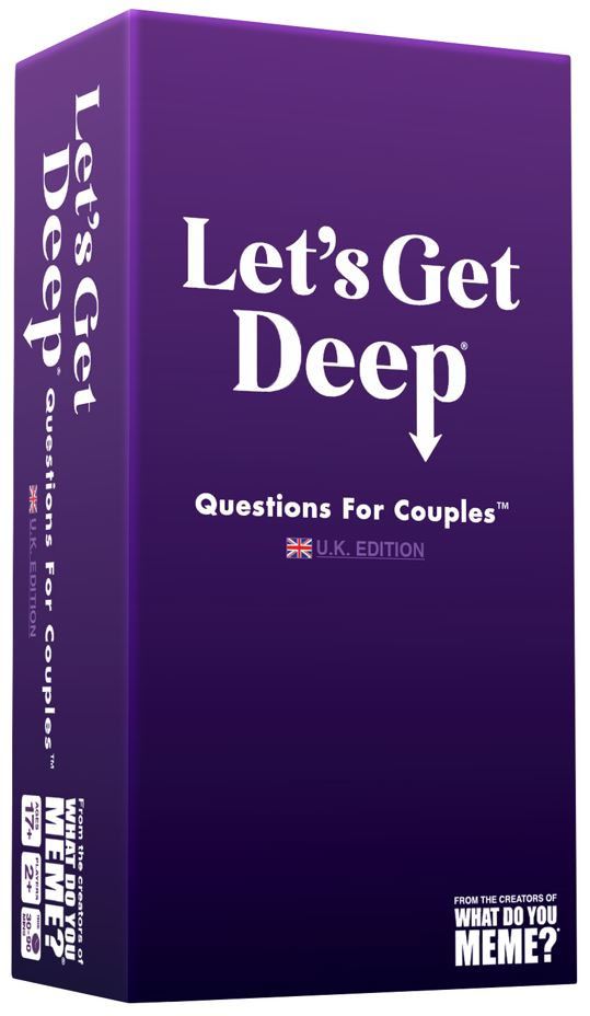 Let's Get Deep UK Edition Card Game	