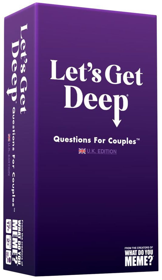 Let's Get Deep UK Edition Card Game	