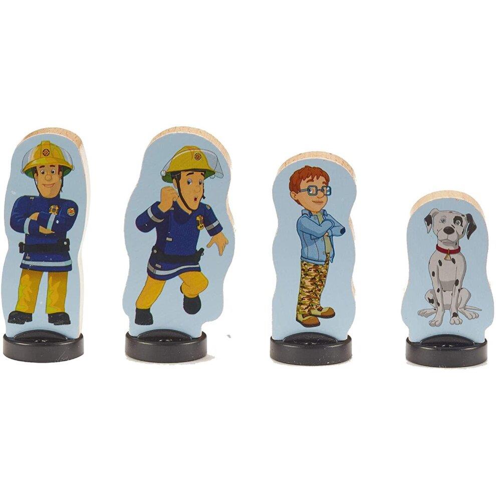 Fireman Sam Wooden 4-Figure Pack