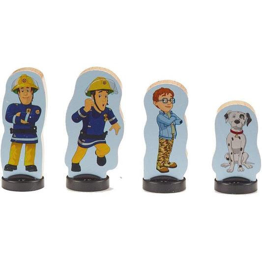 Fireman Sam Wooden 4-Figure Pack