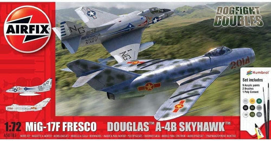 Airfix Mig 17F Fresco Douglas A-4B Skyhawk Dogfight Double Model Kit