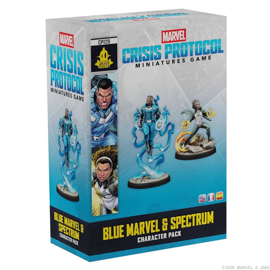 Marvel: Crisis Protocol - Blue Marvel & Spectrum Miniatures
