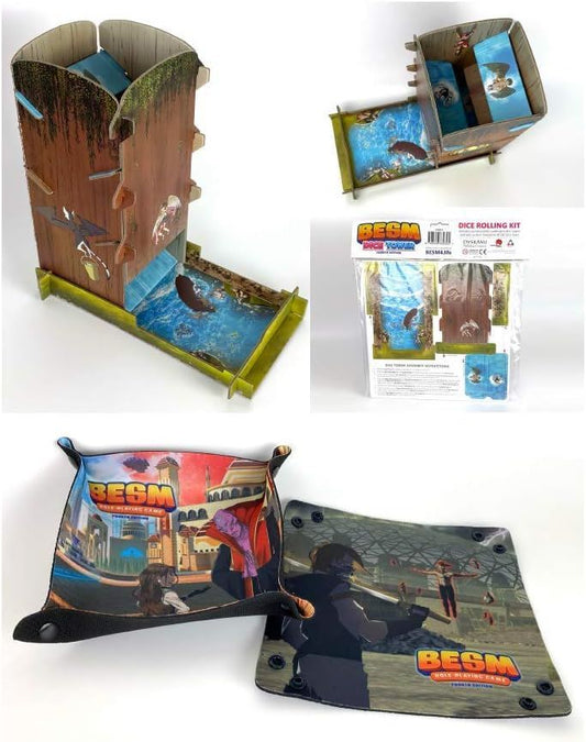 Dice Tower and Trays: BESM (Big Eyes, Small Mouth) 4th Edition