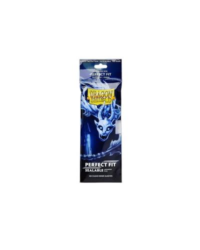 Dragon Shield Clear Japanese Size Perfect Fit Sealable Inner Card Sleeves - 100 Sleeves