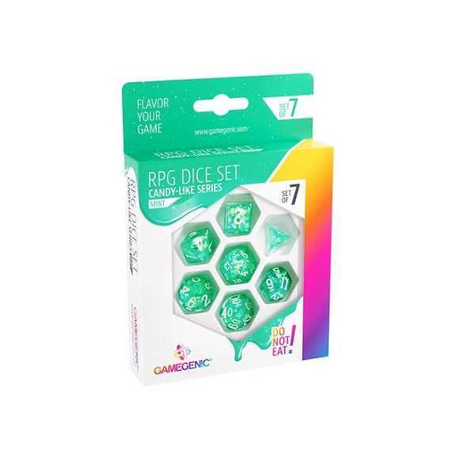 Gamegenic Candy-like Series - Mint - 7 RPG Dice Set Green