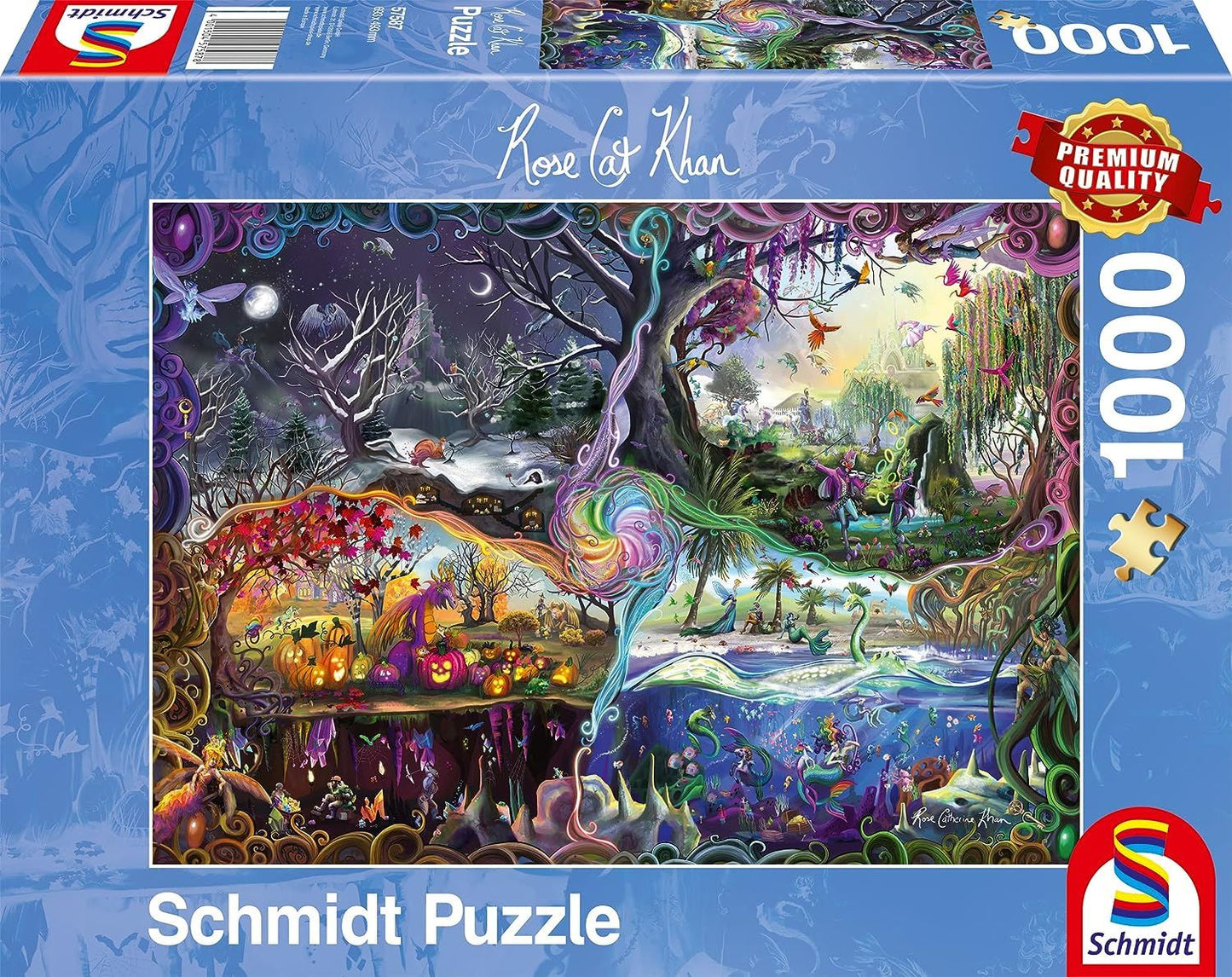 Schmidt Rose Cat Khan: Portal of the Four Realms 1000 Piece Jigsaw Puzzle