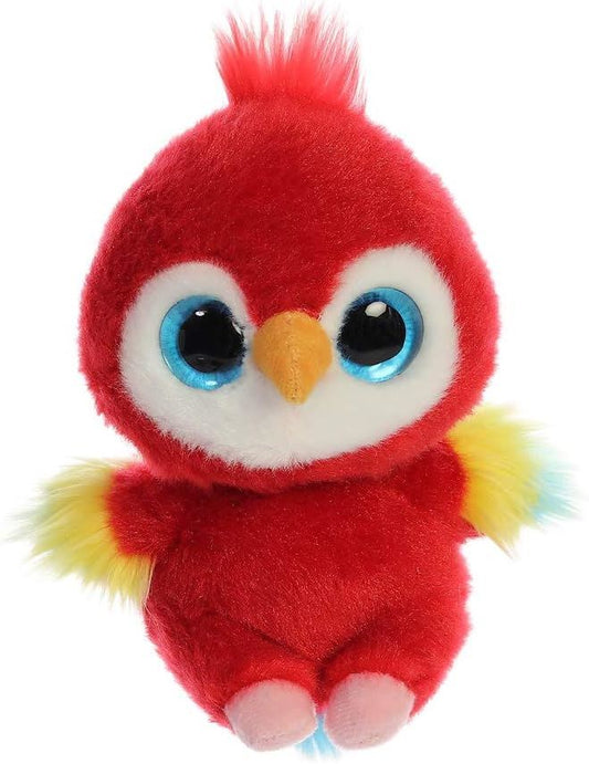Aurora YooHoo Lora Scarlet Macaw 6 Inch Soft Toy