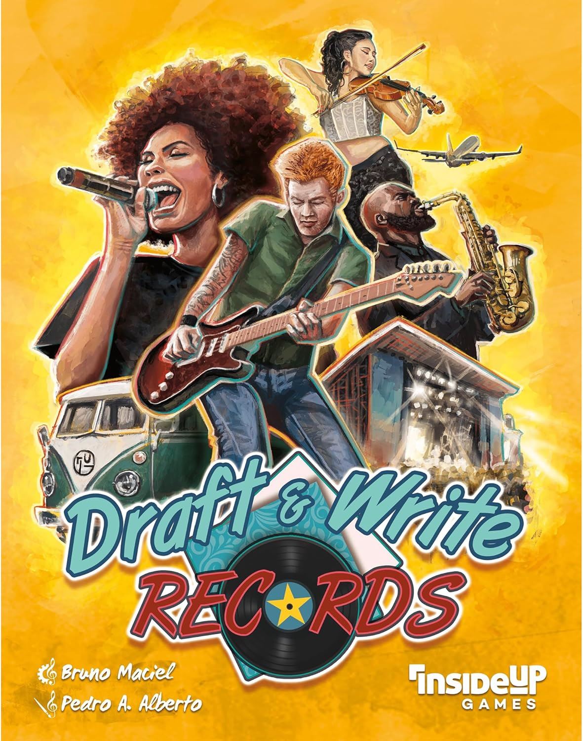 Draft & Write Records Card Game