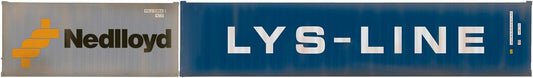 Hornby Nedlloyd & LYS-Line, Container Pack, 1 x 20 and 1 x 40 Containers - Era 11	