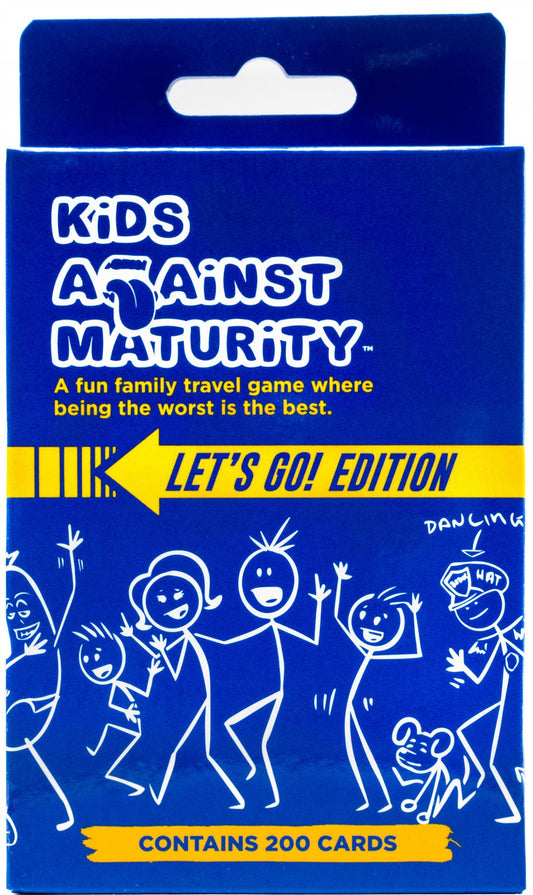Kids Against Maturity Lets Go Edition Travel Card Game