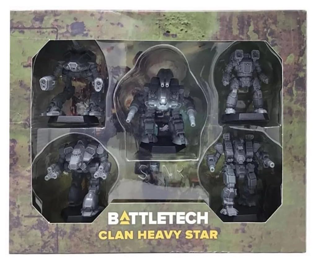 BattleTech Clan Heavy Star Miniatures	