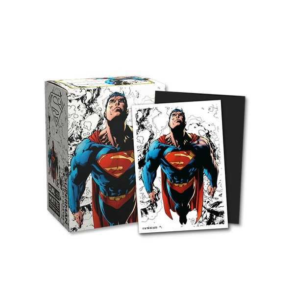 Dual Matte Art 100 Standard Sleeves - Superman Core (Full Colour)