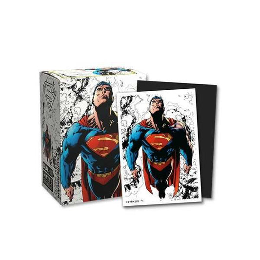 Dual Matte Art 100 Standard Sleeves - Superman Core (Full Colour)
