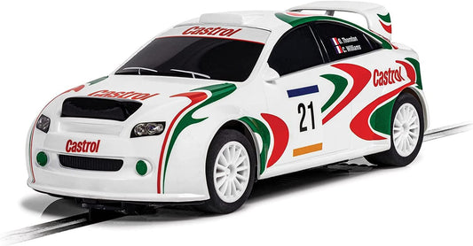 Scalextric Castrol Rally Slot Racing Car (Green/Red/White)