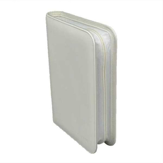 Ultra Pro Vivid 4-Pocket Zippered PRO-Binder - White