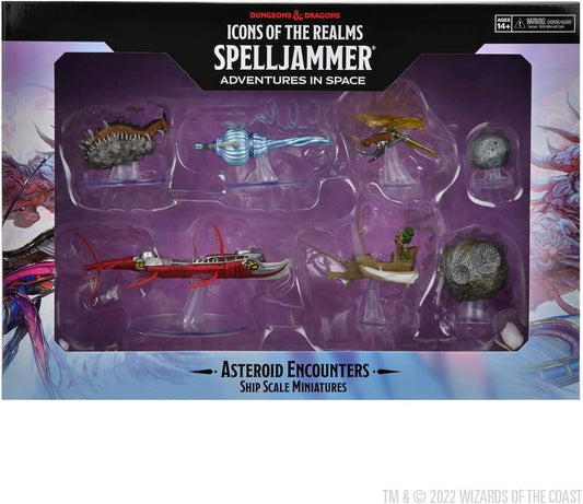 D&D Icons of the Realms: Asteroid Encounters - Ship Scale Pre-Painted Miniatures